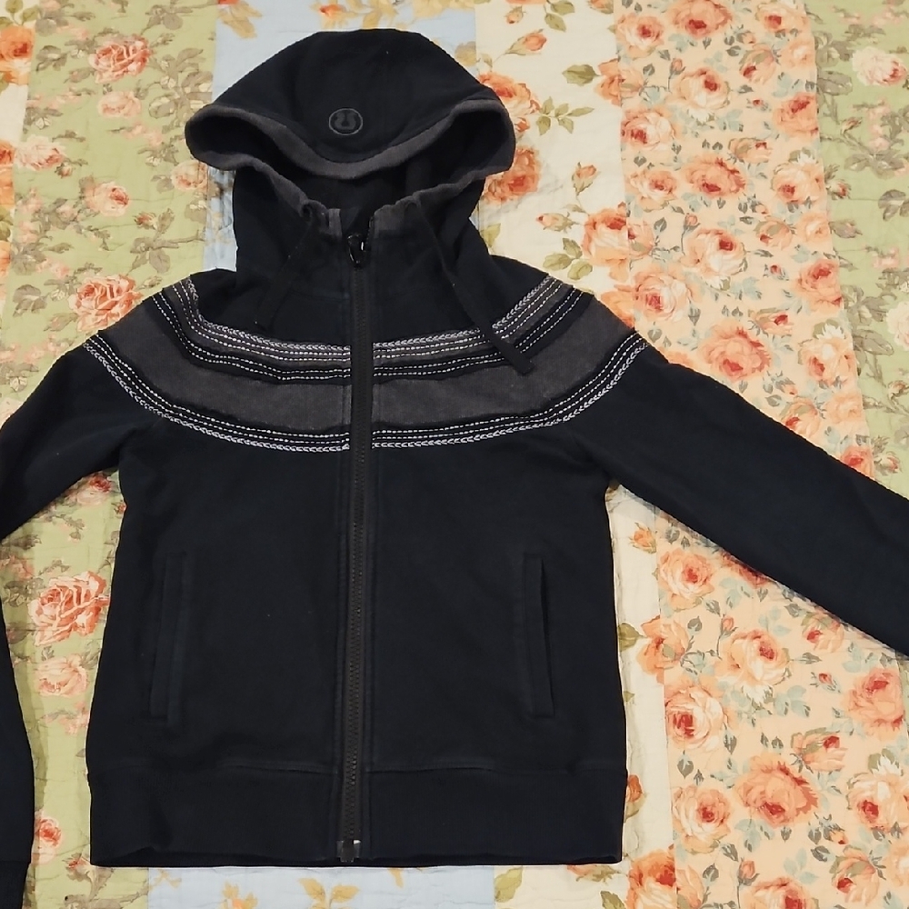 lululemon athletica Black and Gray Hoodie